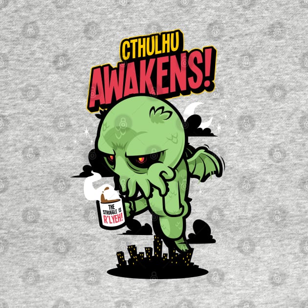 Cthulhu Awakens! by harebrained